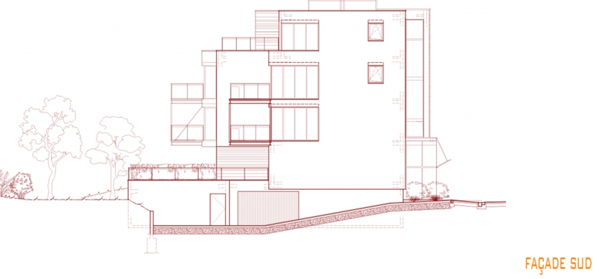 Façade sud