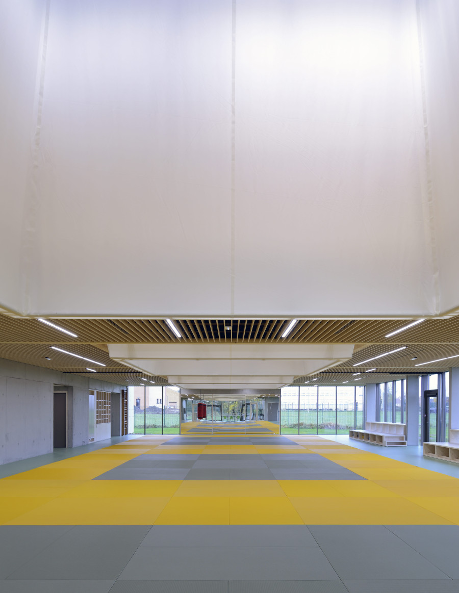 Dojo et salle de musculation